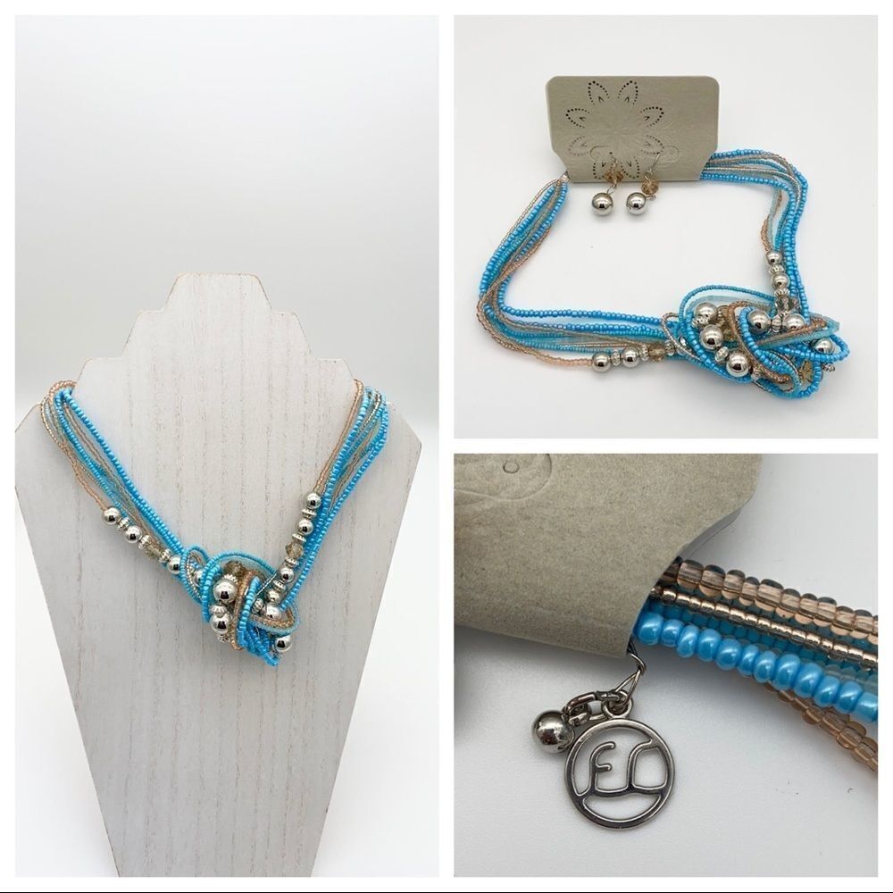 New Erica Lyons Necklace and Earring Set